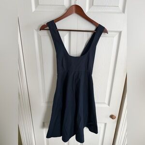 Theory Navy Blue Sleeveless A-Line Dress